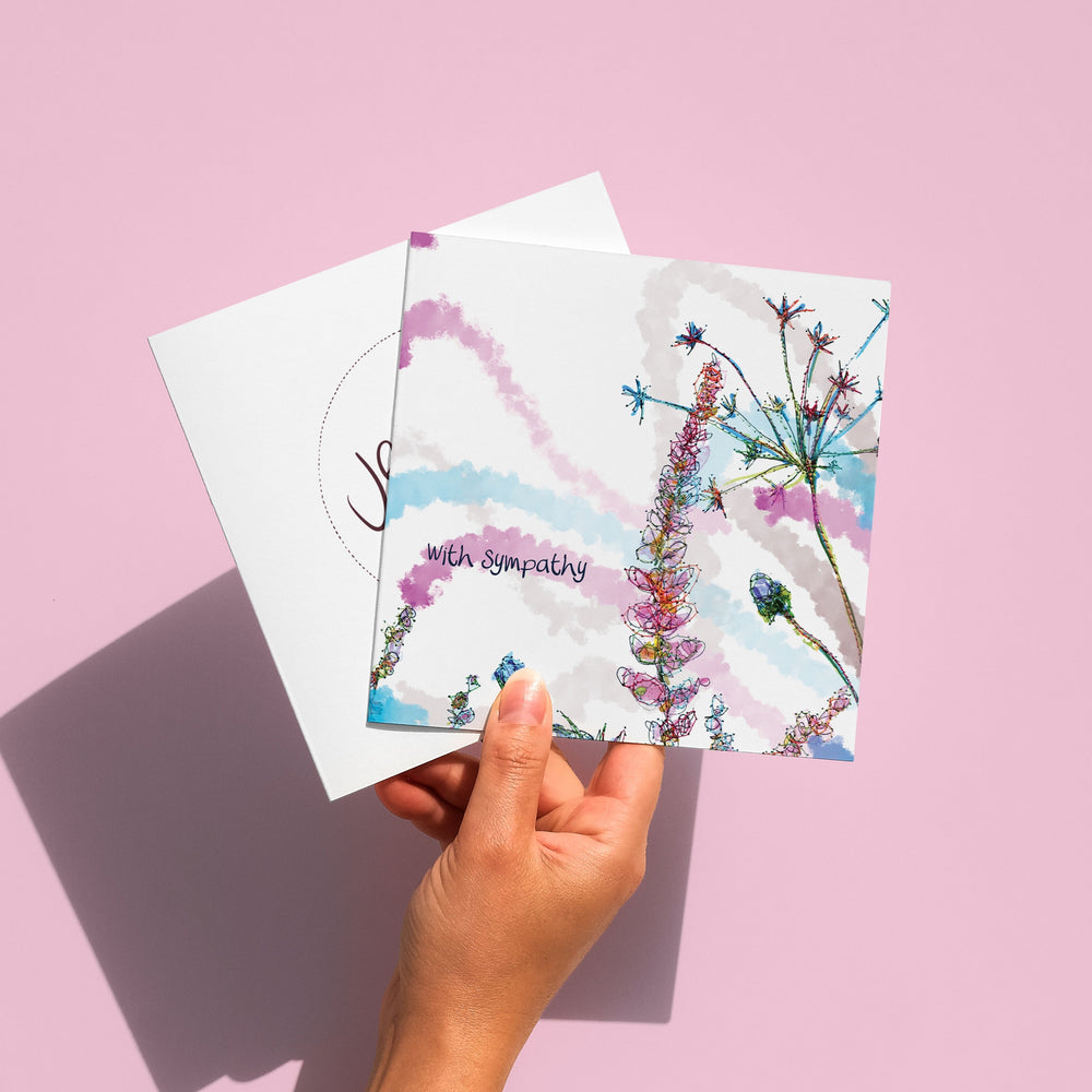 With Sympathy card