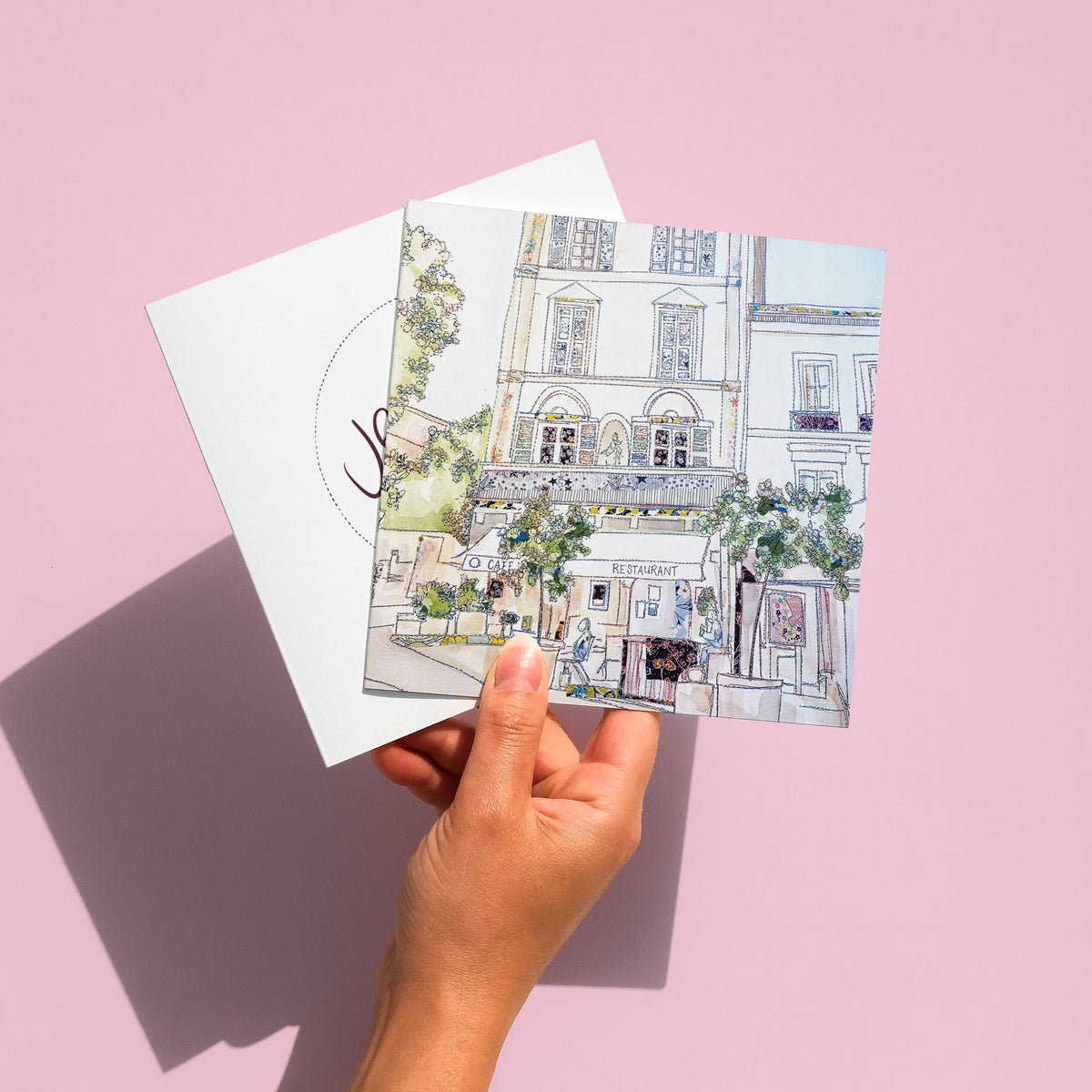 French Café card