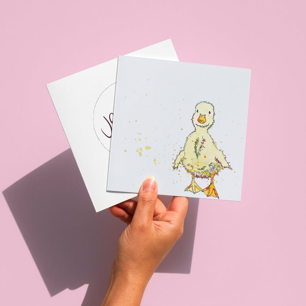 Yellow Duck card