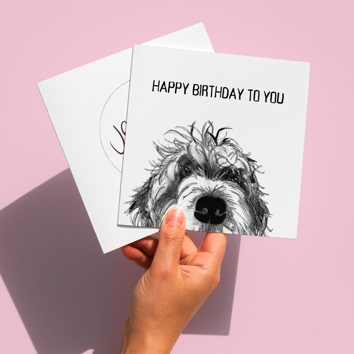 Hattie the Dog birthday card