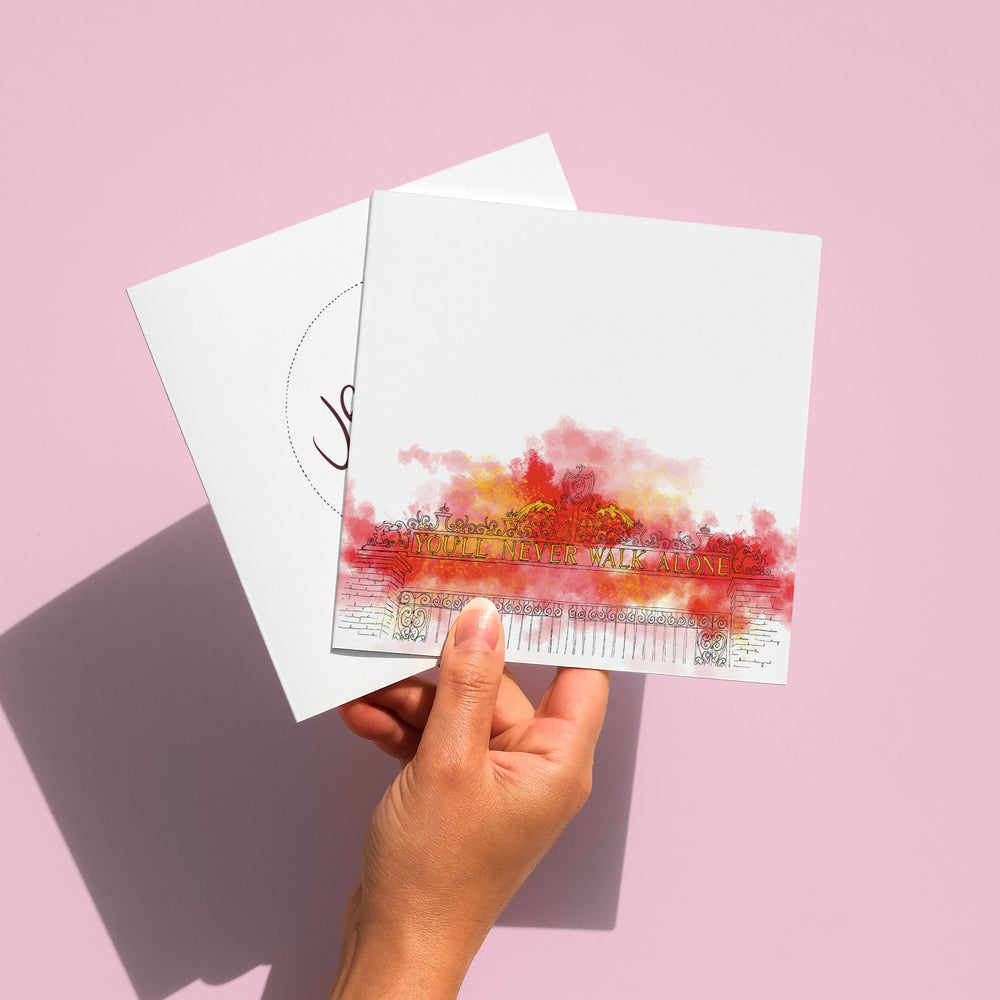 You'll Never Walk Alone Colourburst card