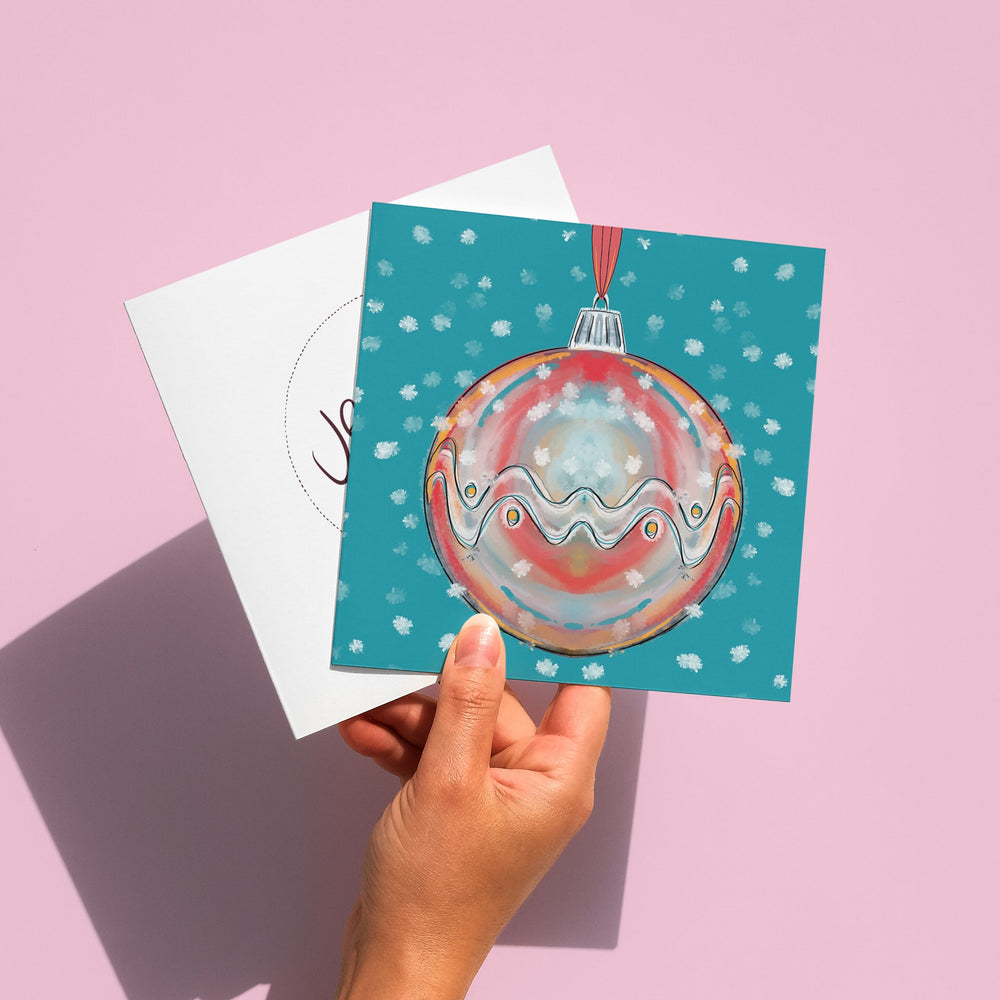 Christmas Bauble card