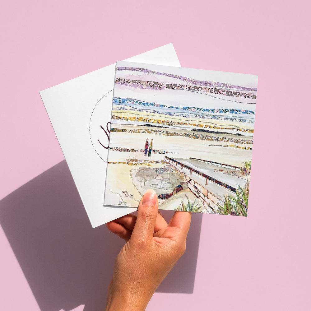 Couple on the Beach card