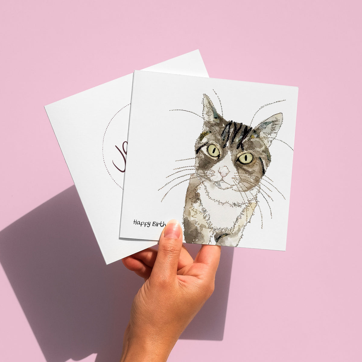Happy Birthday Cat card