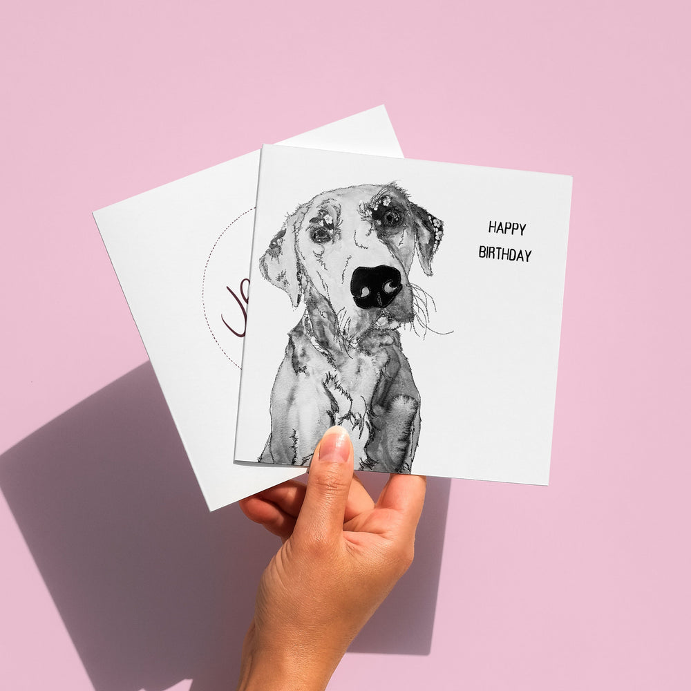 Labrador birthday card