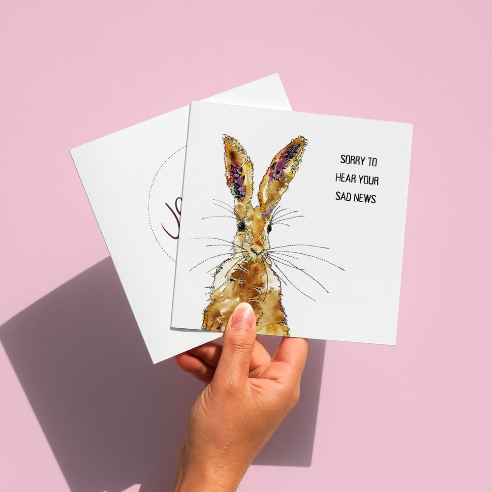 Sympathy Hare card