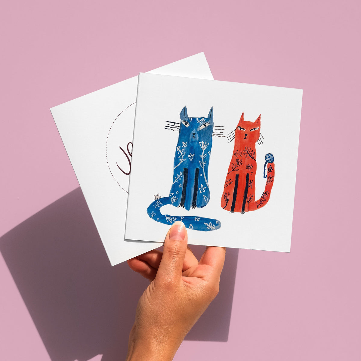 Nanny's Cats card