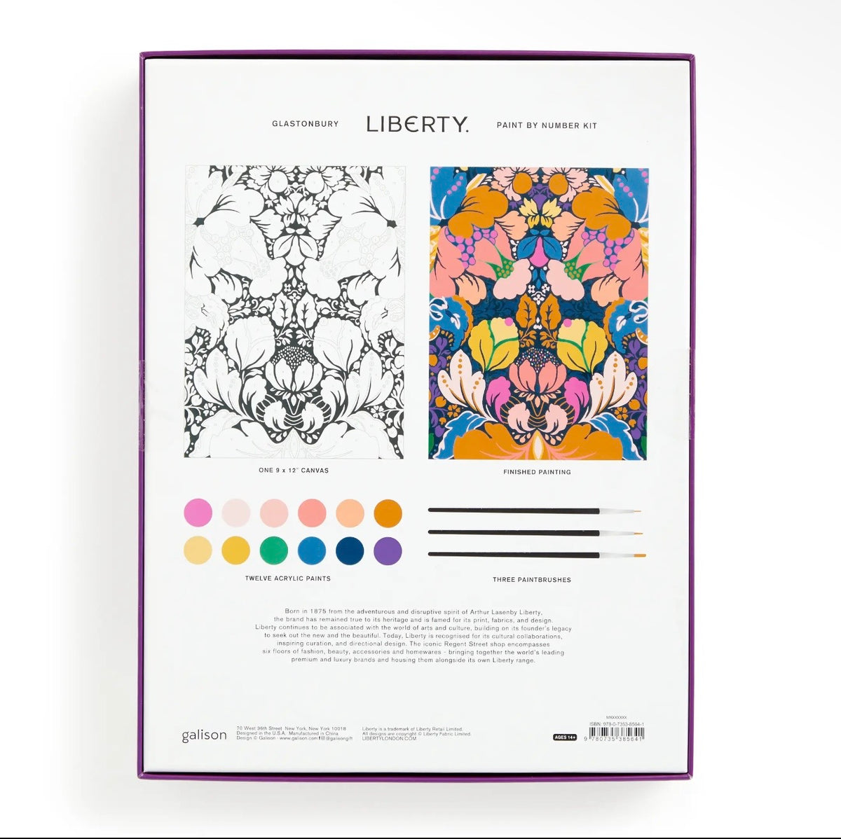 Liberty Paint by Numbers - Glastonbury