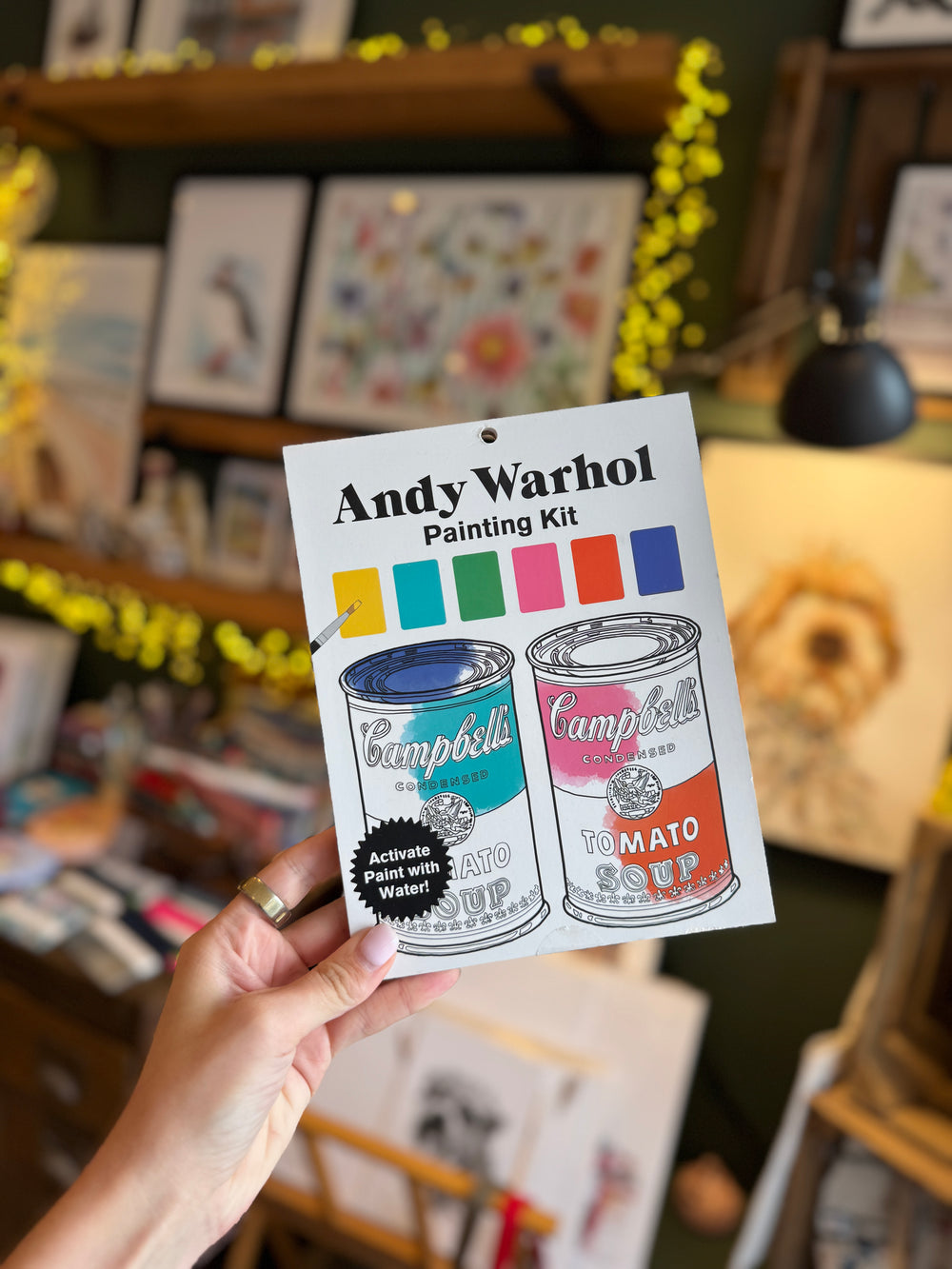 Andy Warhol Painting Book