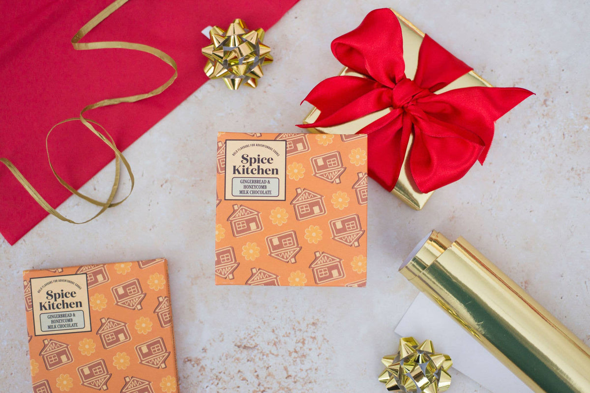Gingerbread & Honeycomb Milk Chocolate Bar (80g)