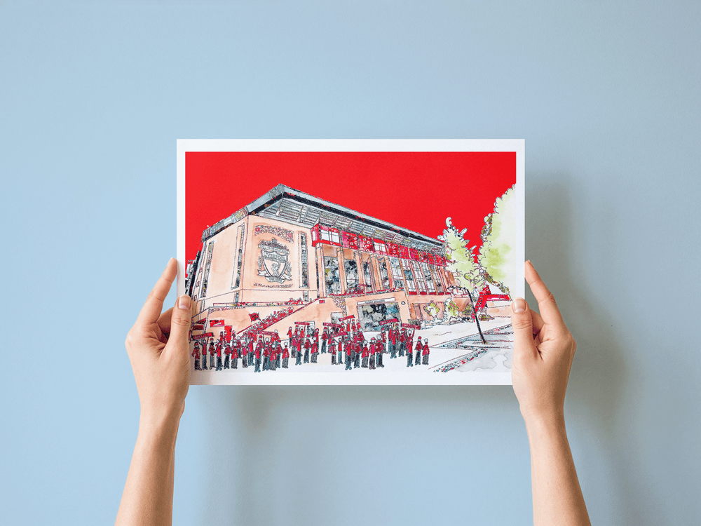 Anfield, Red Sky print