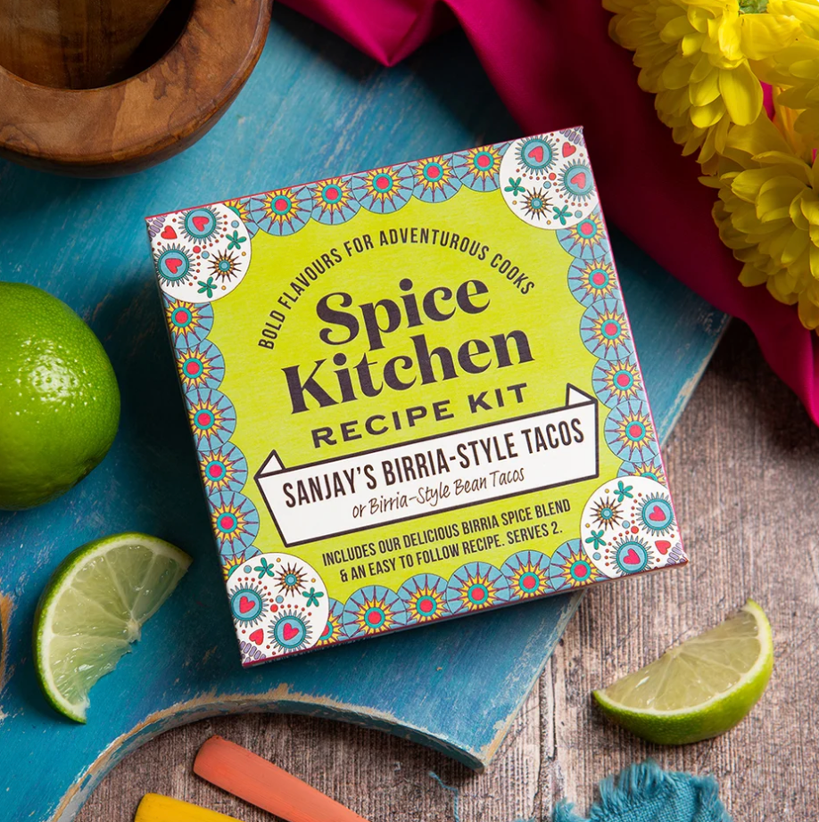 Sanjay's Birria-Style Tacos Recipe Kit box