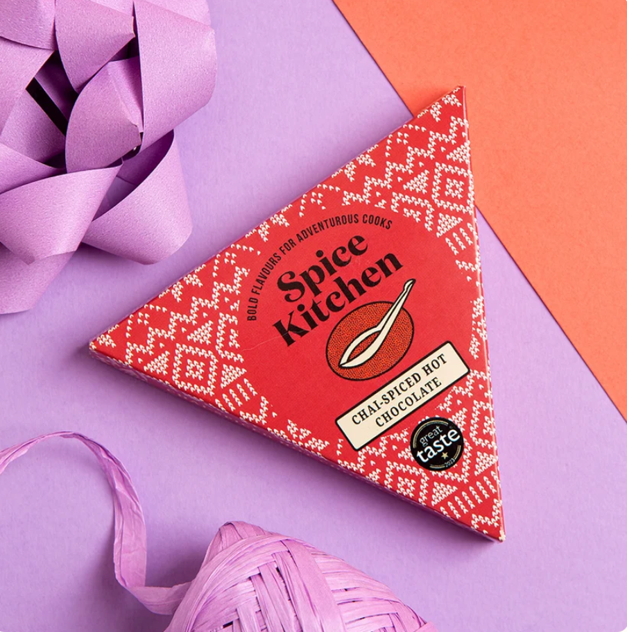 Chai Spiced Hot Chocolate Triangle Box