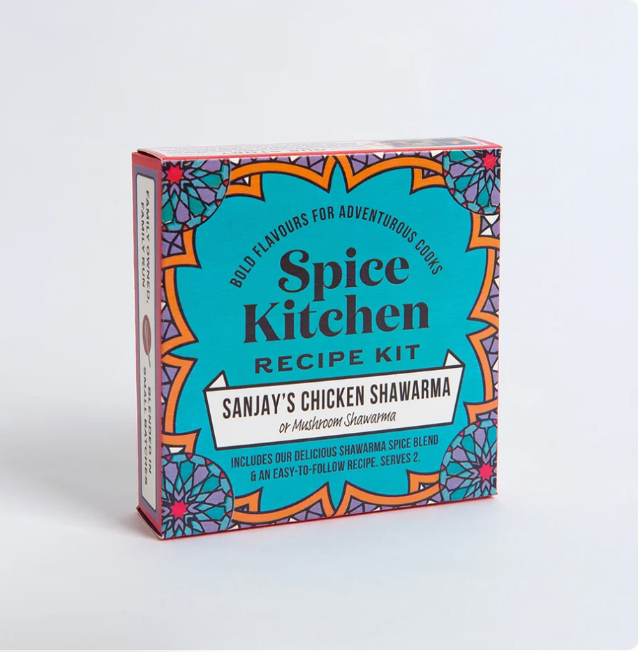 Sanjay's Chicken Shawarma Recipe Kit box, second view