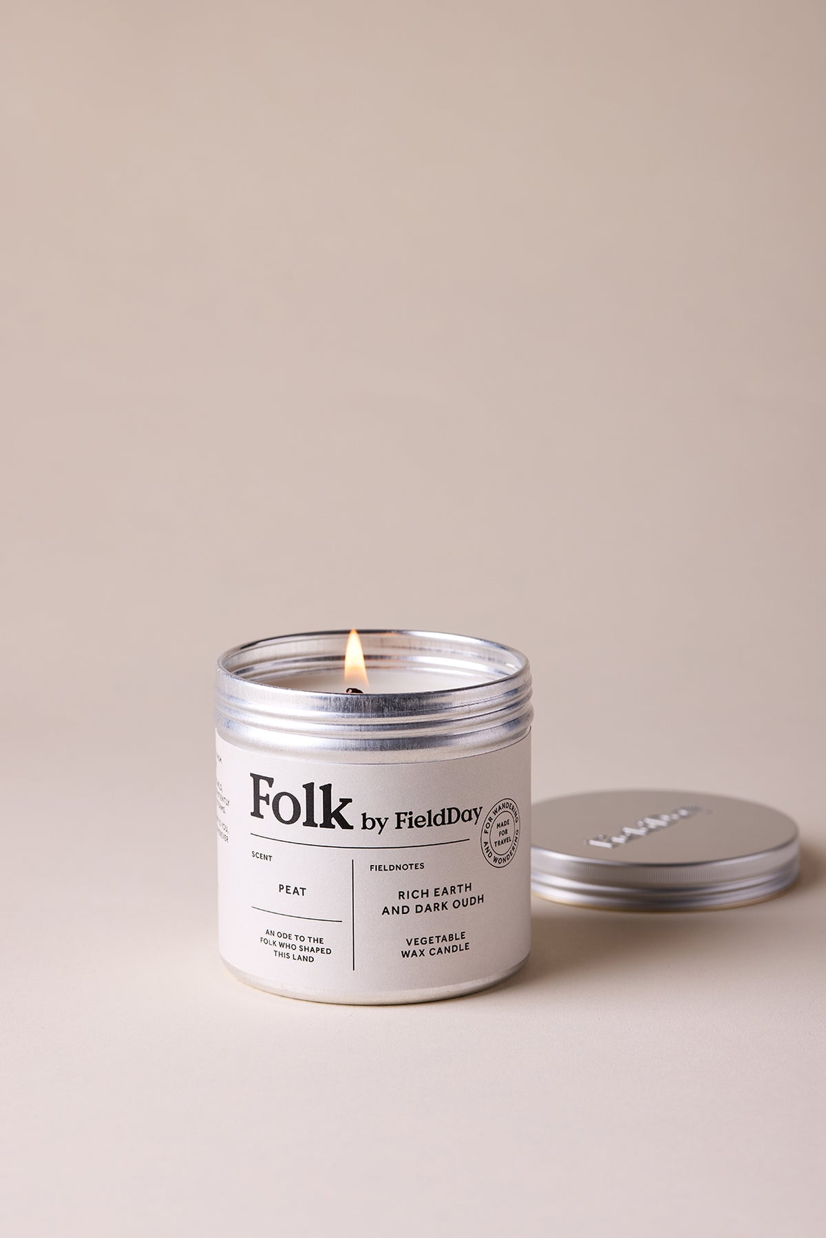 Peat candle by FieldDay