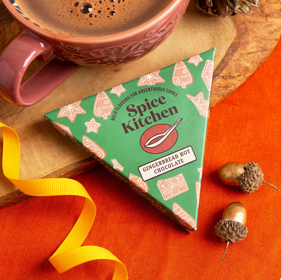 Gingerbread Hot Chocolate Triangle Box