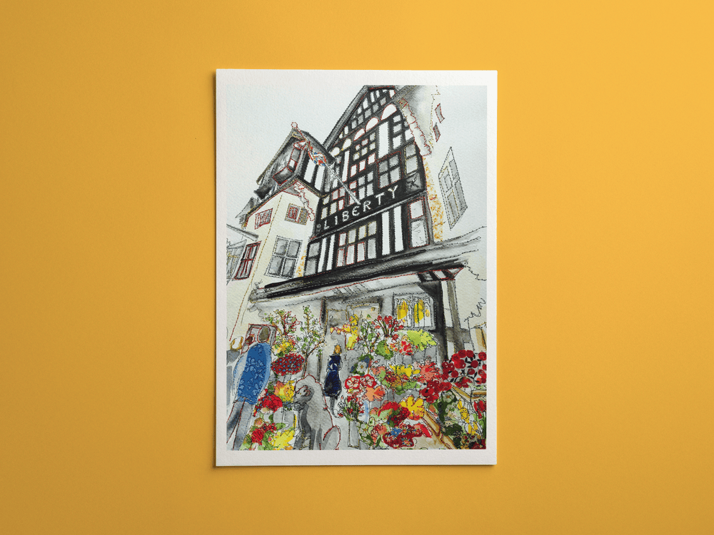 Liberty in Bloom print