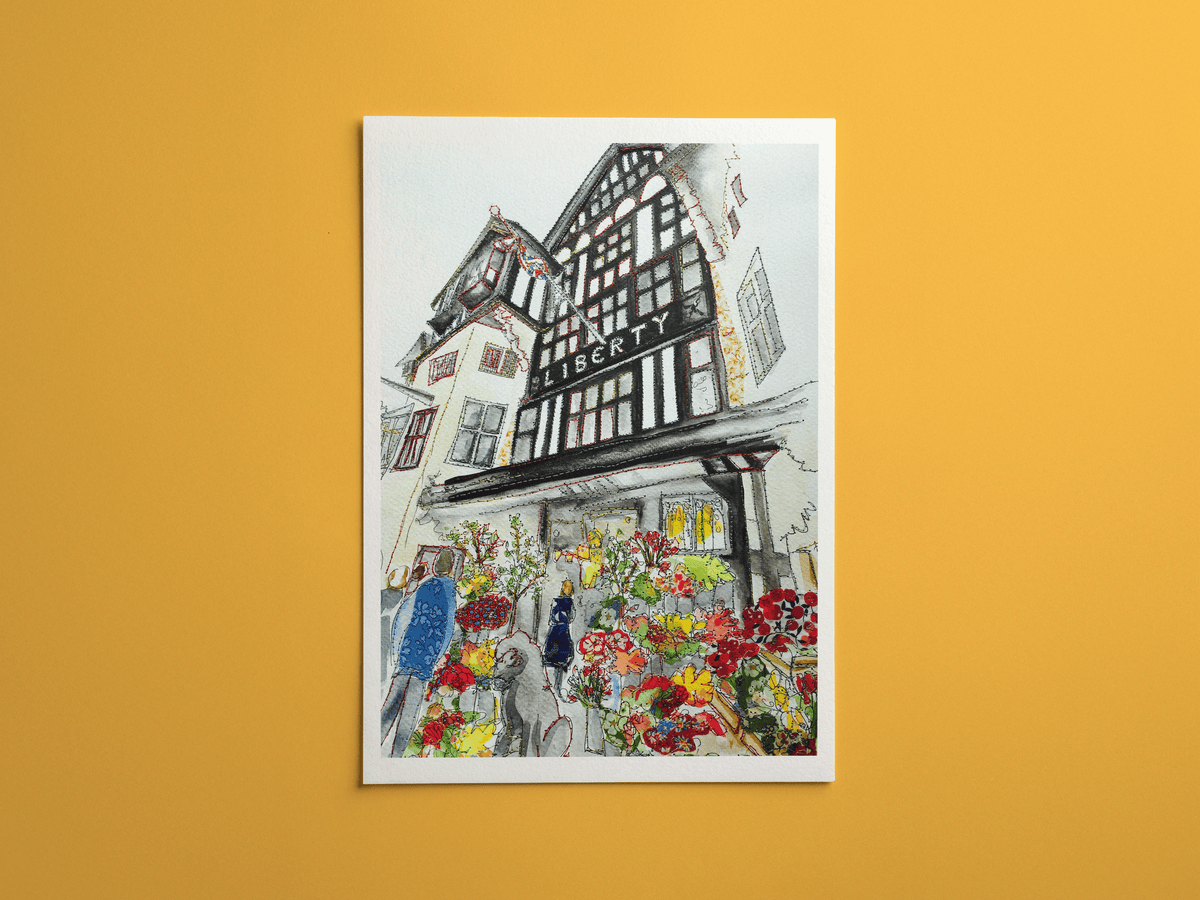 Liberty in Bloom print