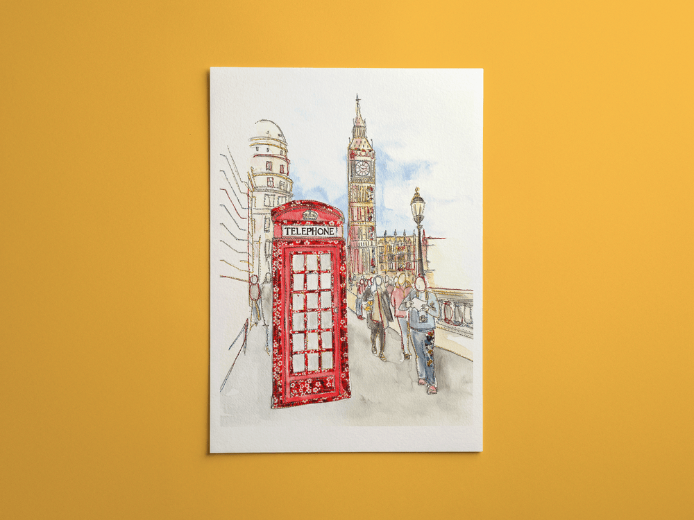 Red Phonebox print