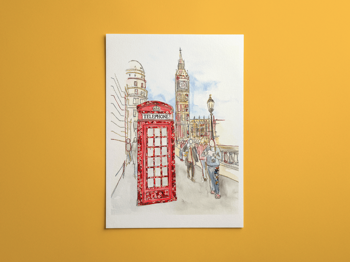 Red Phonebox print