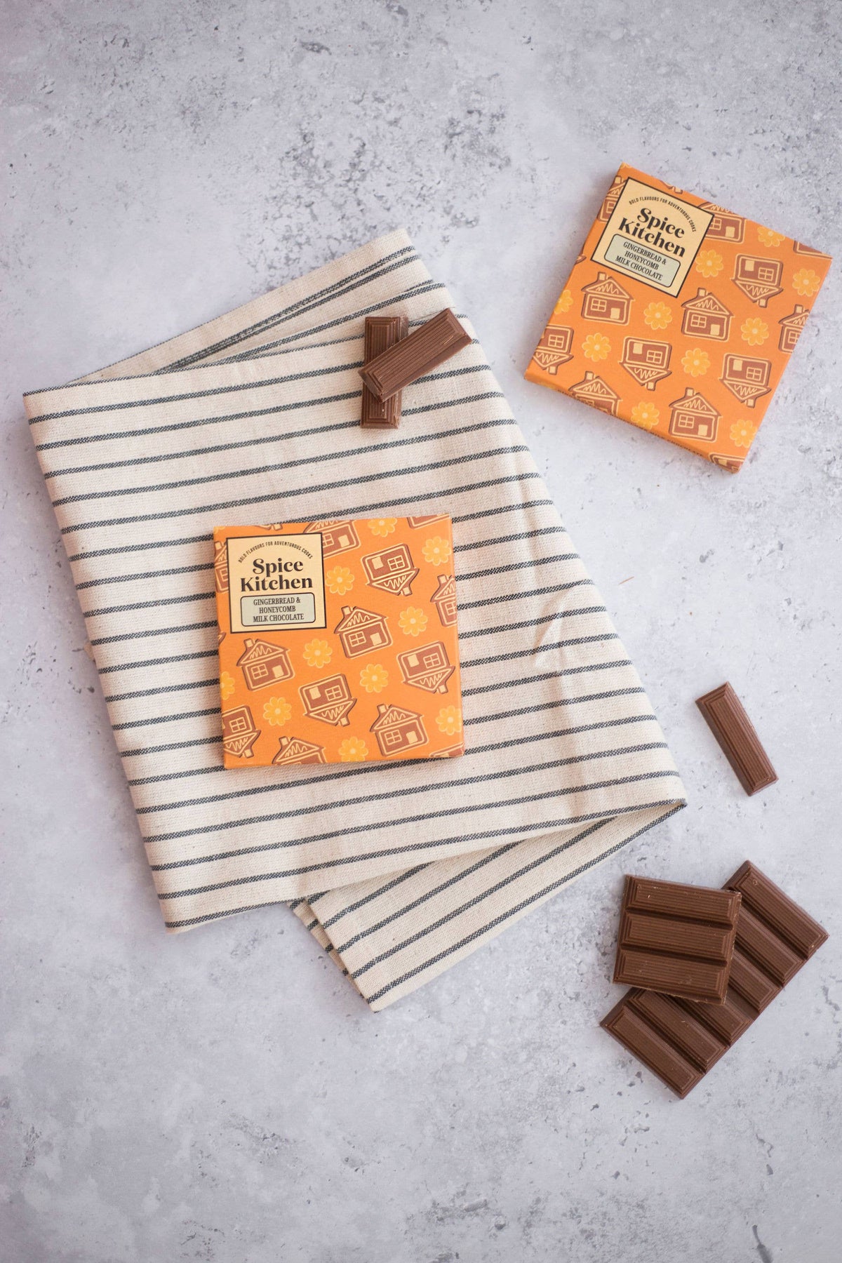 Gingerbread & Honeycomb Milk Chocolate Bar (80g)