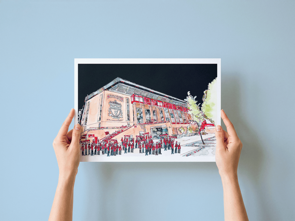 Anfield, Black Sky print