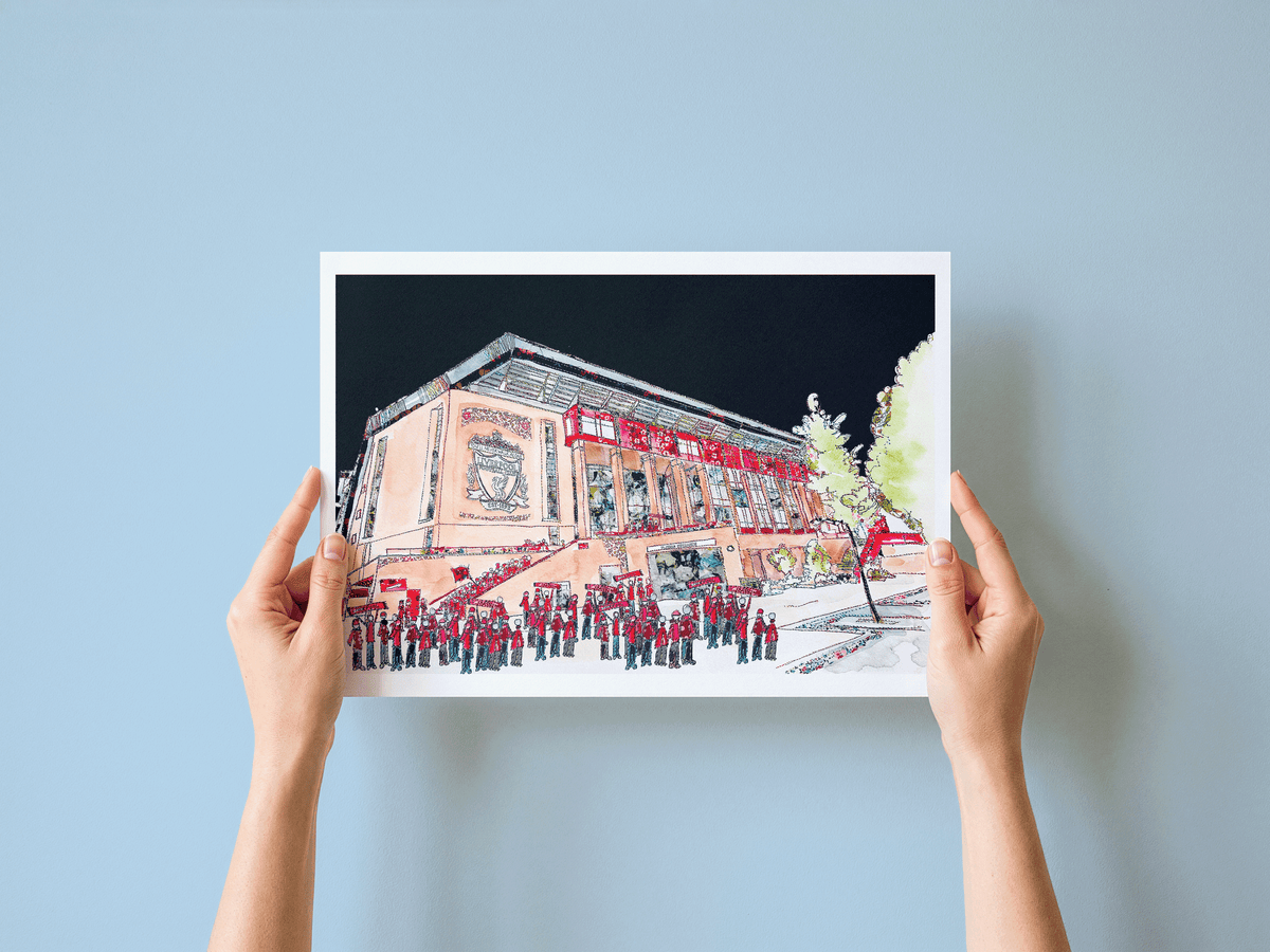 Anfield, Black Sky print