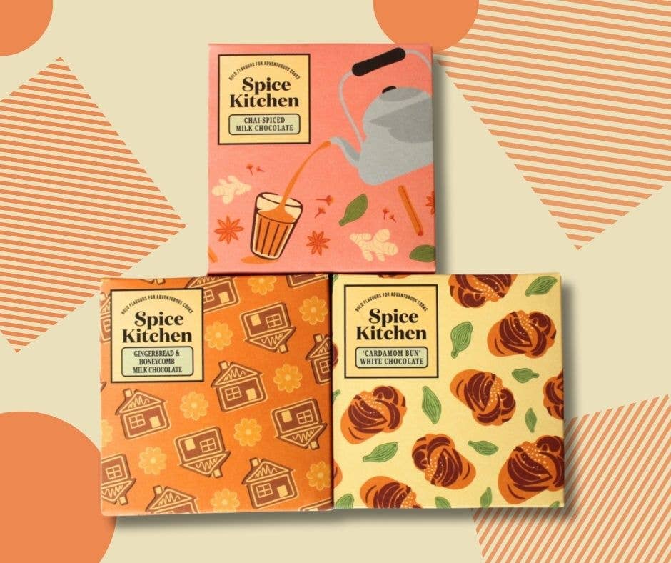 Gingerbread & Honeycomb Milk Chocolate Bar (80g)