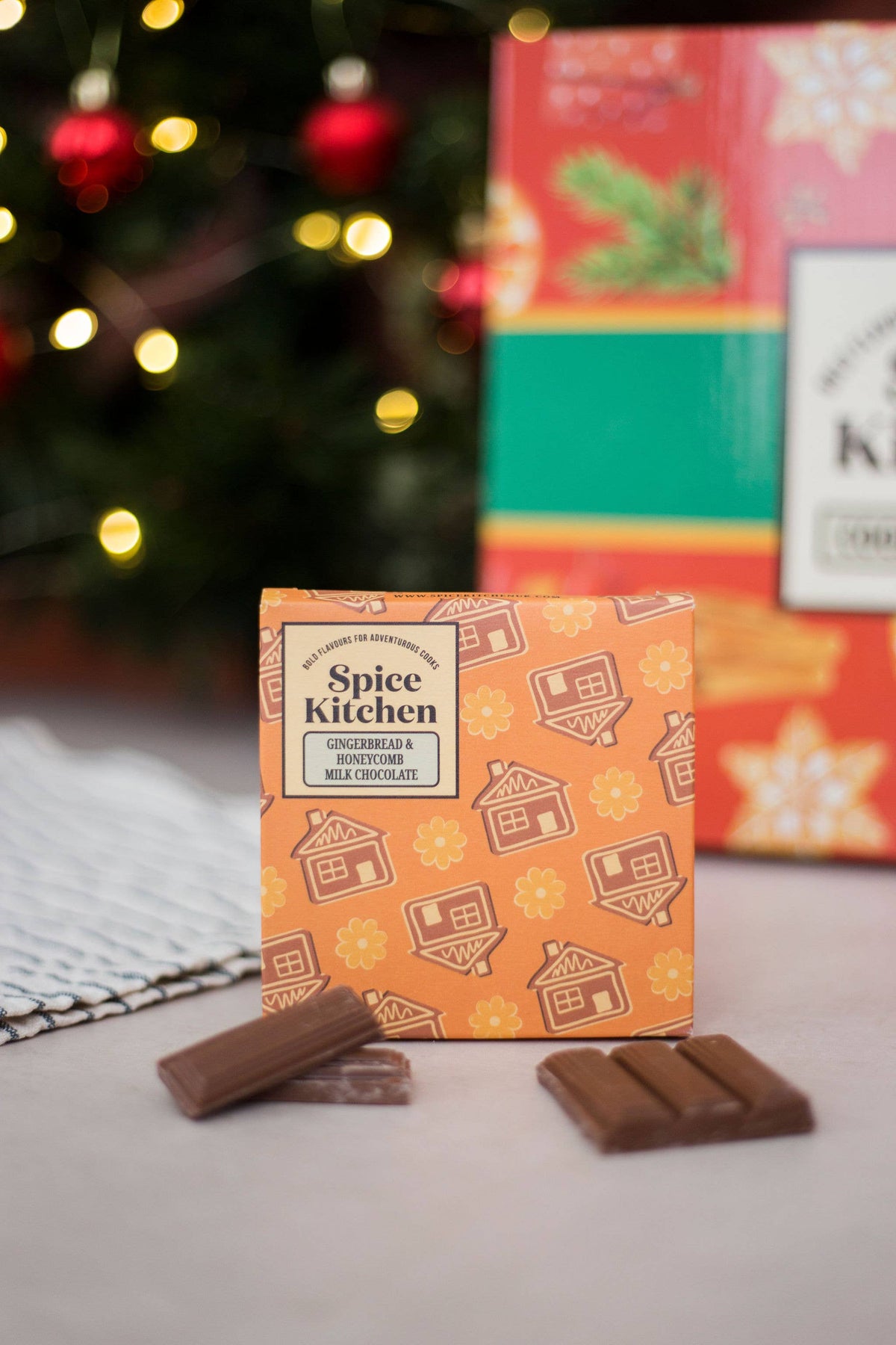 Gingerbread & Honeycomb Milk Chocolate Bar (80g)