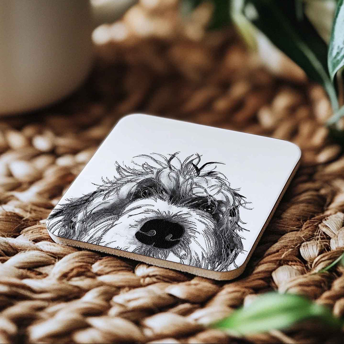 Hattie the Dog coaster