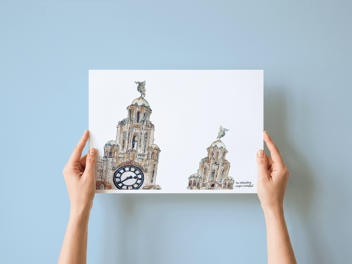 Liver Birds print