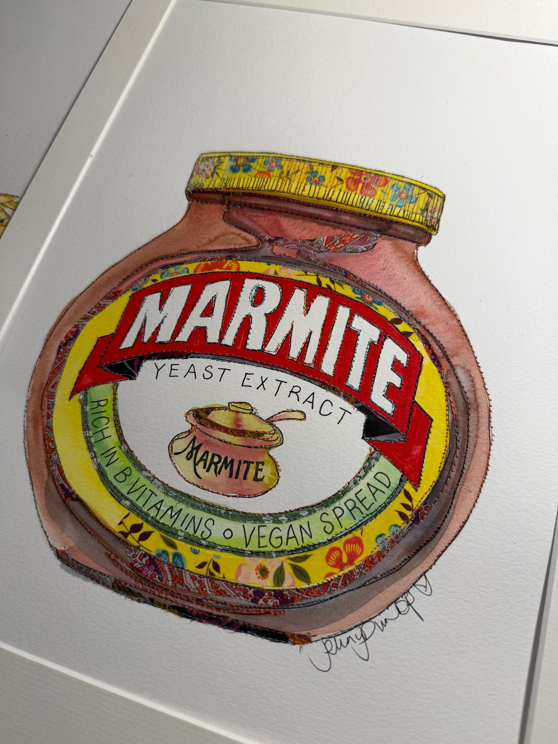 Marmite original artwork, sold