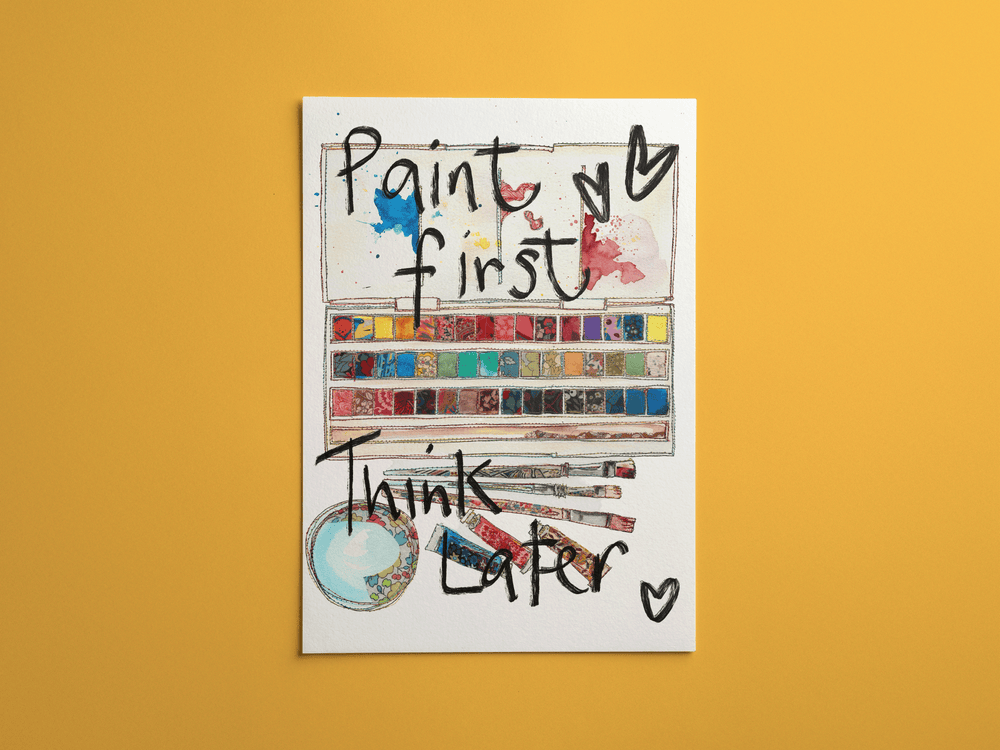 Paint First print