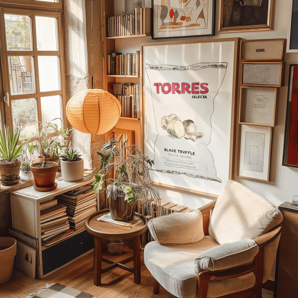 Torres Crisp original artwork on the wall