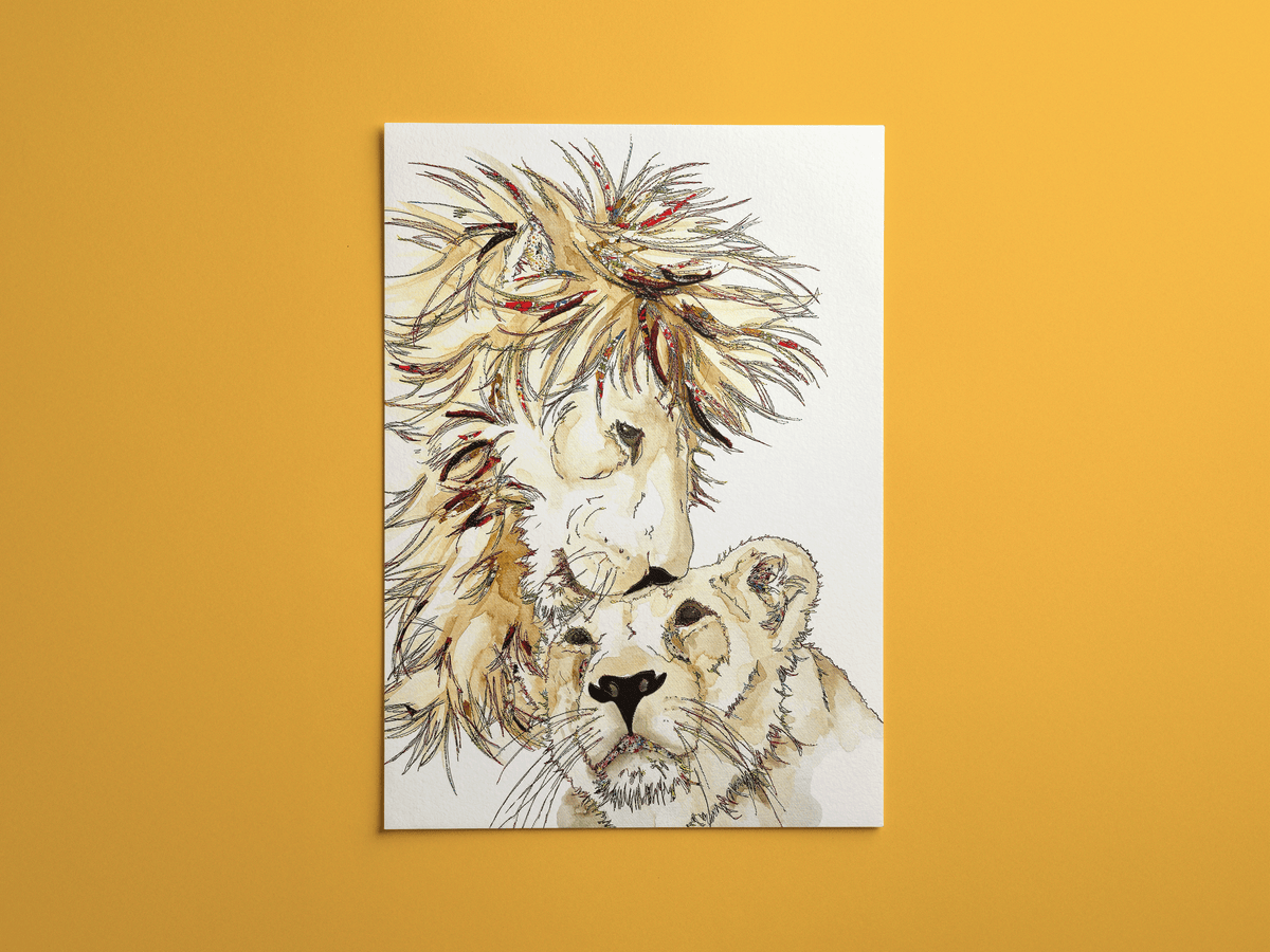 Lion print, second view